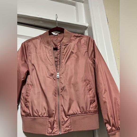 Rose Pink Bomber Jacket - Picture 7 of 7